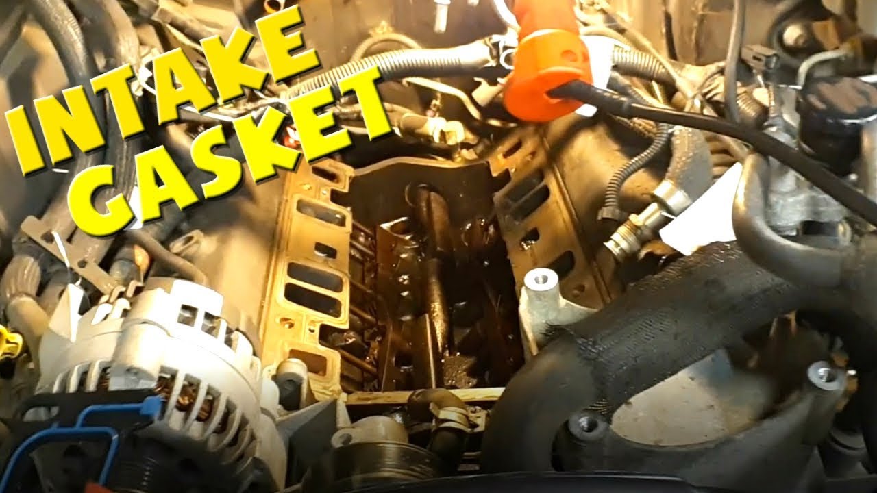 how to fix a 4.3 v6 vortec intake gasket