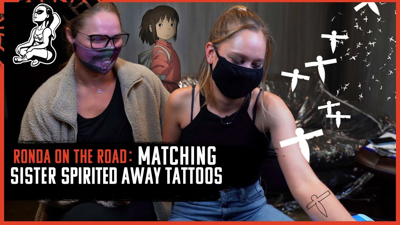 Ronda and Julia Get Spirited Away Tattoos Together