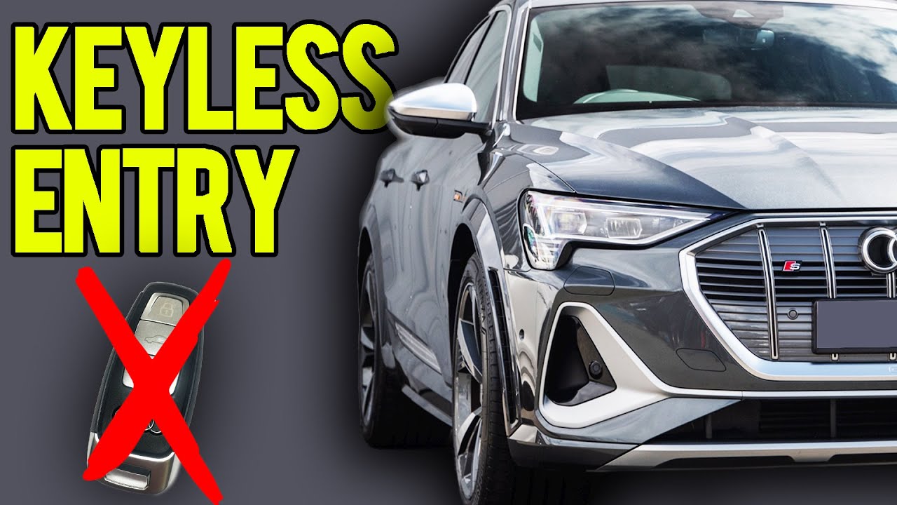 Installing Genuine OEM Retrofit KEYLESS Entry To This Audi E-Tron!
