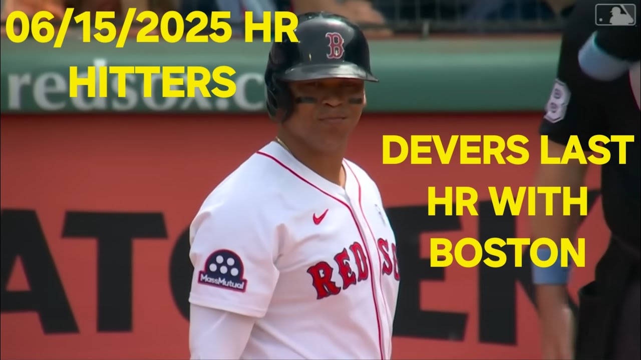 Today’s MLB Home Run Hitters June 15, 2025 Monster Blasts Across the League!