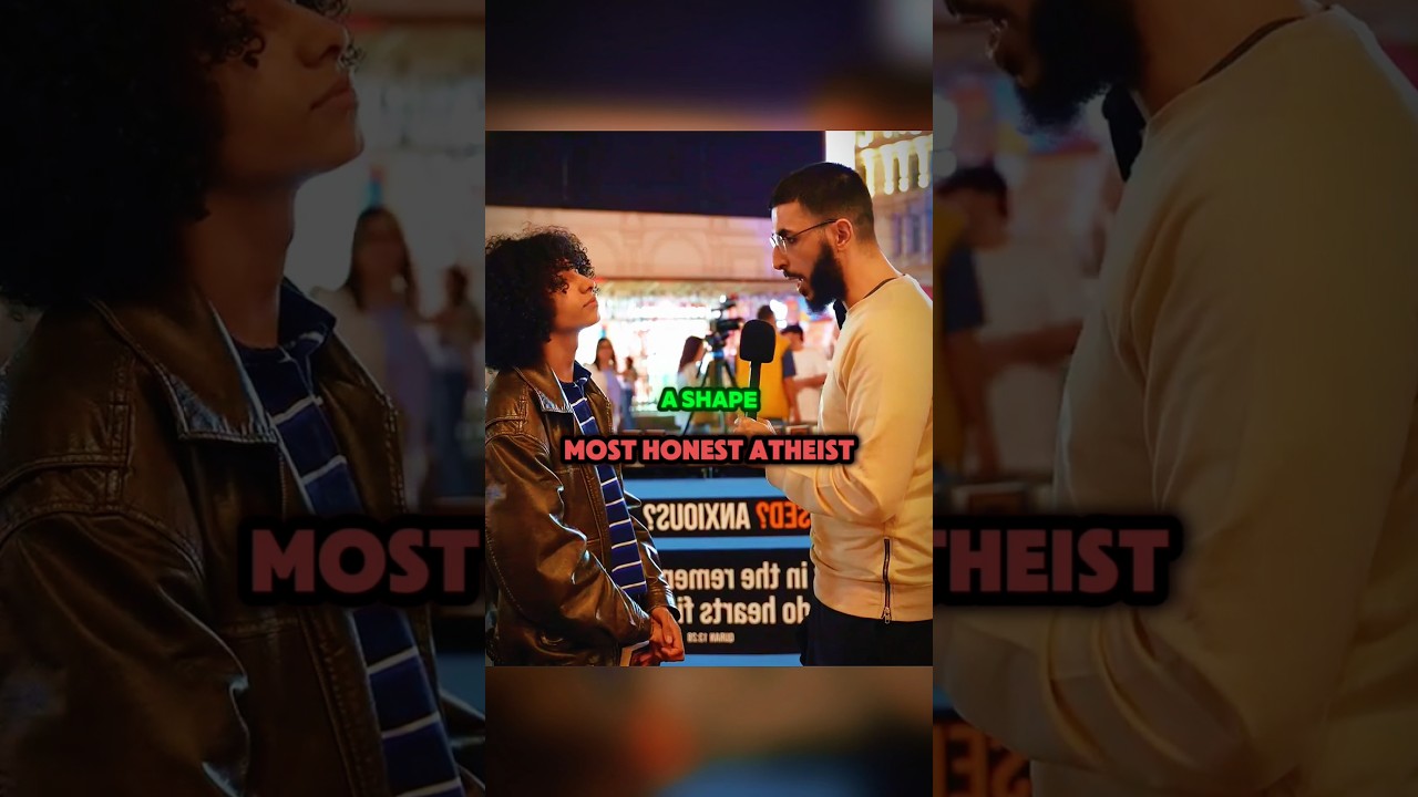 MOST HONEST ATHEIST #muslim #islam #dawah #atheist #god #allah #speakerscorner