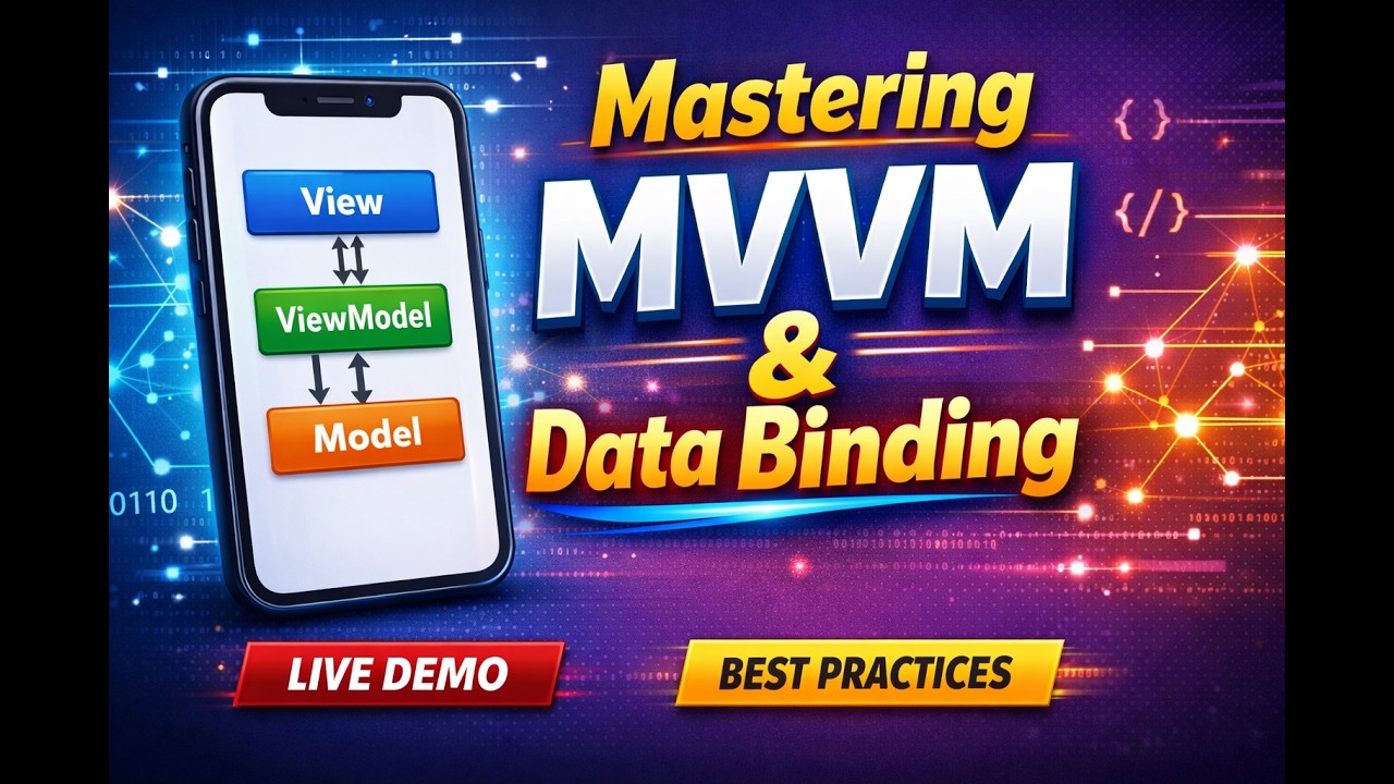 📱Mastering MVVM & Data Binding | UIKit | Storyboard | Swift | iOS | India 🇮🇳
