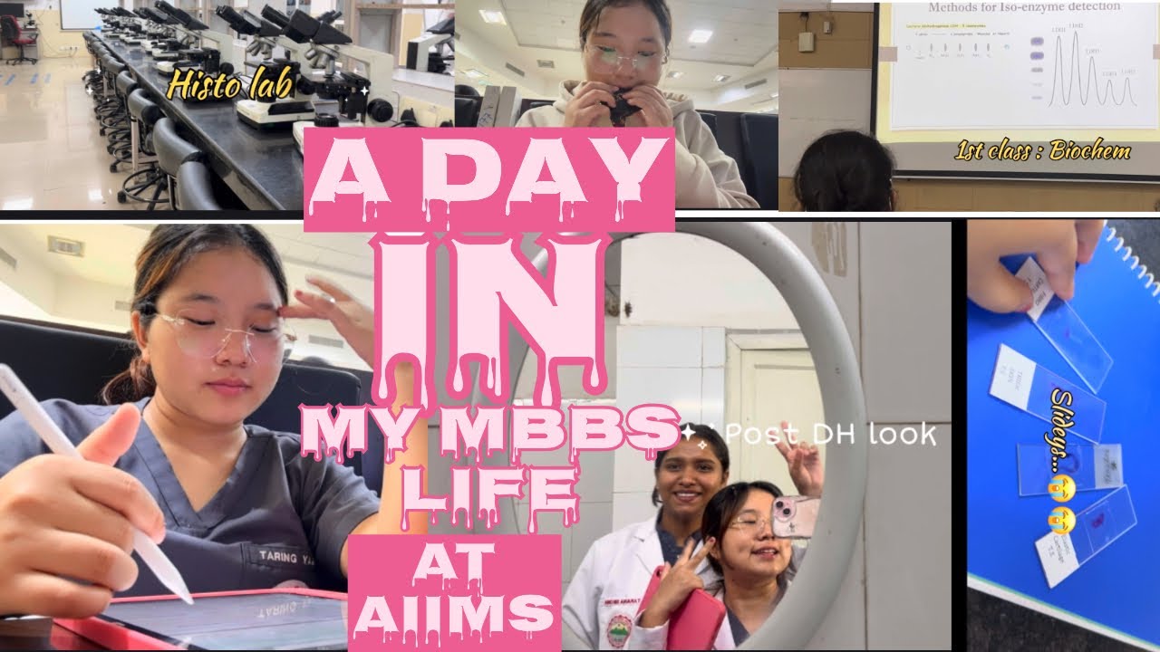 A day in my MBBS at AIIMS rishikesh ft.PCT preparations 
