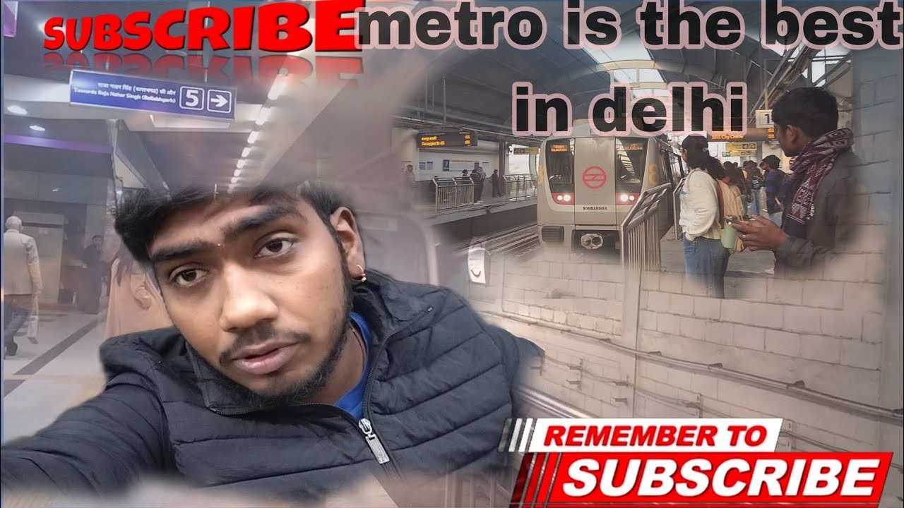 Metro is best in delhi #vlog#virelvideo#contentcreators 