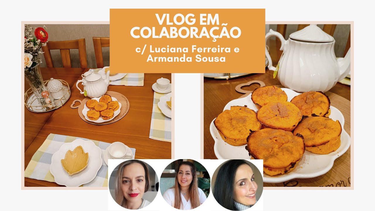 Vlog em Colaboração|| Queijadinhas de Cenoura e Canela || Mesa Posta || Almofadas Novas