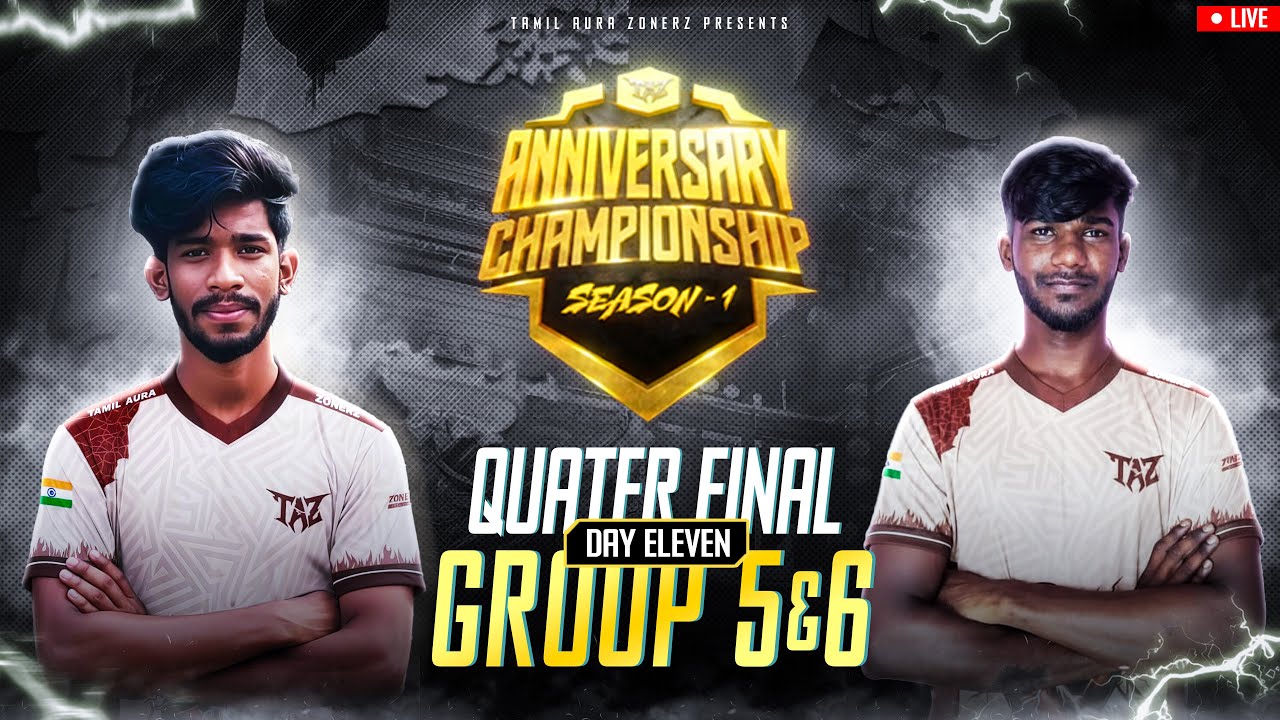 TAZ ANNIVERSARY CHAMPIONSHIP QUARTER FINALS ||❤️ BACK TO BACK 4 MATCHES [ 🔴LIVE ] ROAD TO 10K FAM