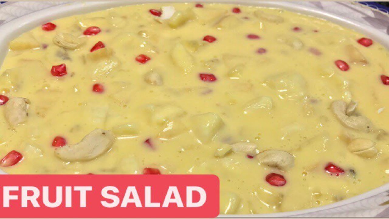 Fruit Salad | Hyderabadi Custard Fruit Salad | Fruit ka Meetha | Easy & Quick | Moms Cookery