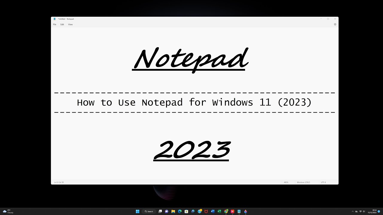 Как использовать Блокнот для Windows 11 (2023)