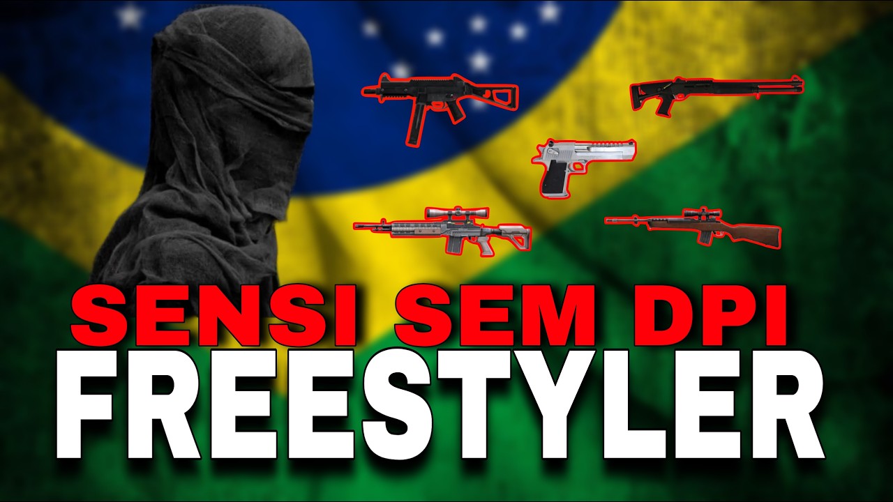 SEM DPI A MELHOR SENSIBILIDADE FREESTYLE! DEPOIS DA ATUALIZA&Ccedil;&Atilde;O DO FREE FIRE! GRUDA CAPA F&Aacute;CIL!!!