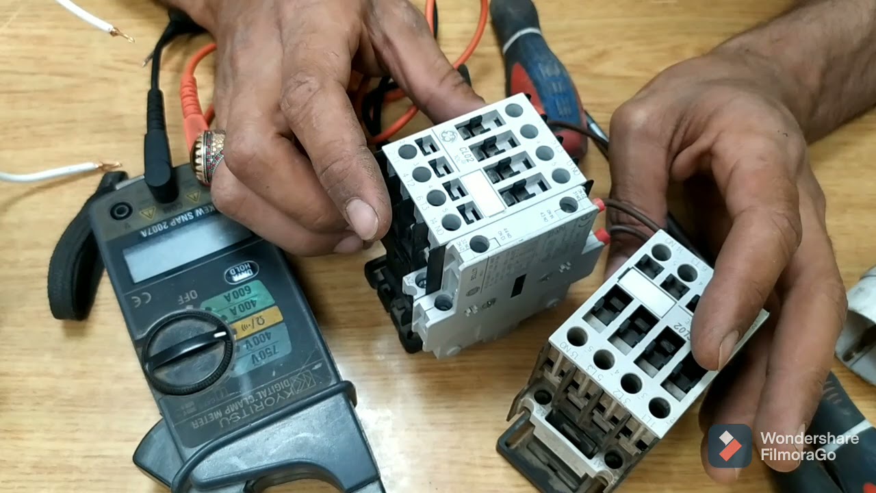 #طريقه اختبار كونداكتور 3 فاز لتكييف فري ستاند وايضا كونداكتور 220v وطريقه اختباره