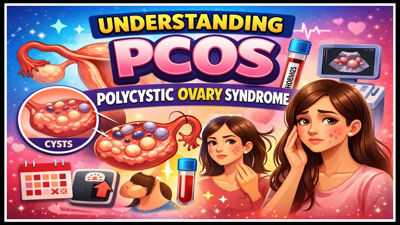 Why PCOS Happens? | Polycystic Ovary Syndrome | Symptoms & Treatment | Complete Animation Guide