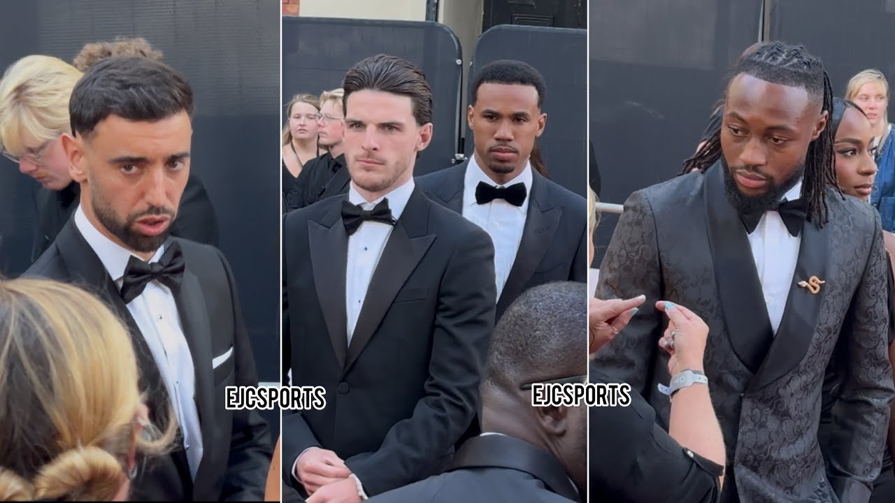 Церемония PFA Awards 2026: Звезды Премьер-лиги прибывают в эффектном стиле! (Райс, Фернандеш, Шер...
