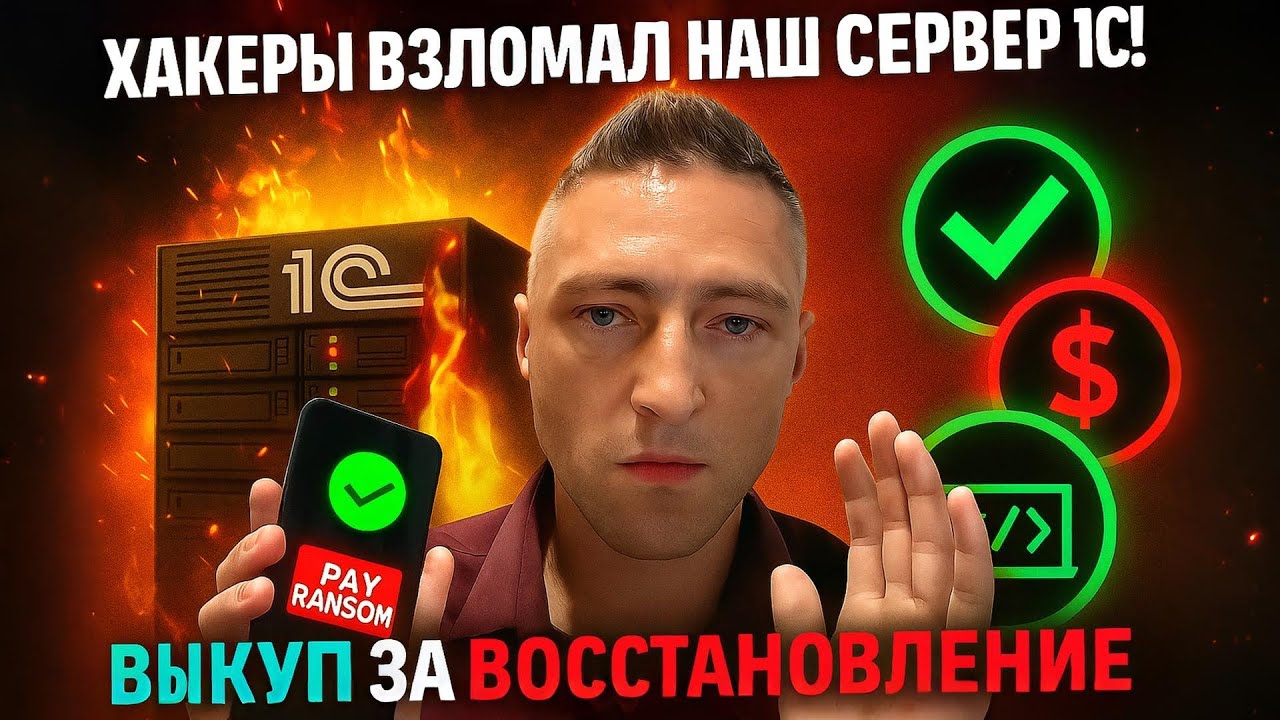 Хакеры Взломали наш Сервер 1С  Требуют выкуп