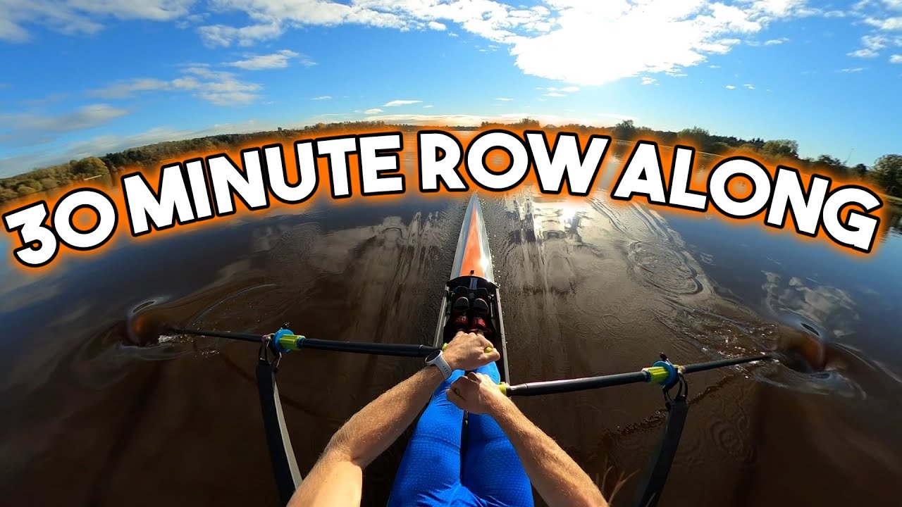30 Minute Single Scull Training Session Row Along