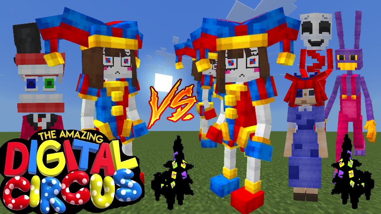 MINECRAFT The Amazing Digital Circus FIGHTS and BATTLES