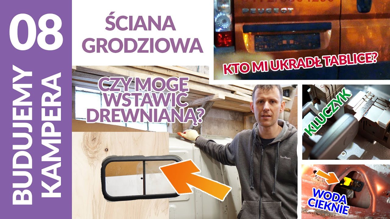 Ściana grodziowa czy mogę zrobić drewnianą z przejściem? Ukradli mi tablicę. Dorabianie kluczyka.