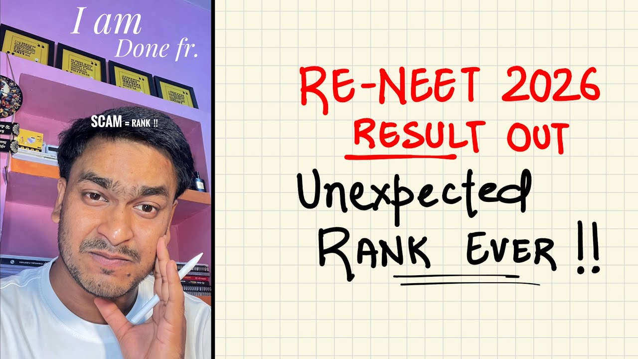 Неожиданный РЕЙТИНГ RE-NEET 2026 😭😭 Пострадали сотни тысяч студентов?