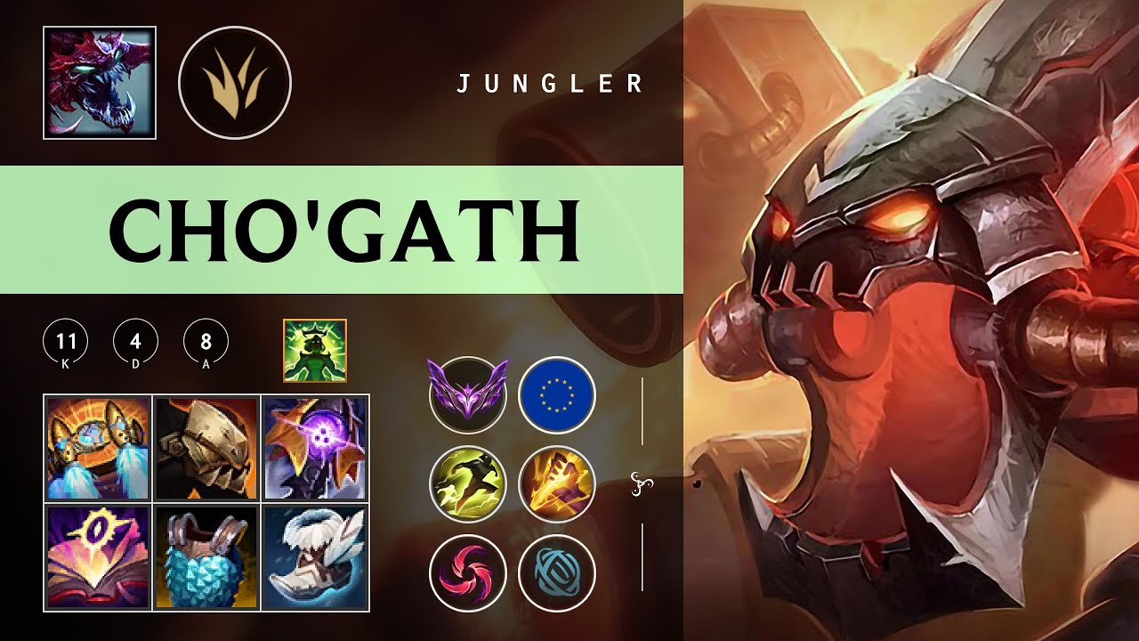 Cho'Gath Jungle vs Nunu & Willump - EUW Master Patch 26.02