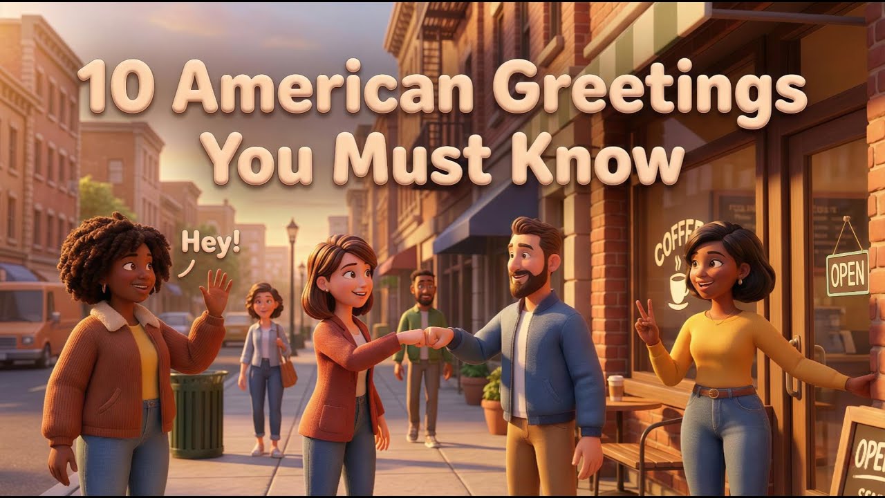 10 American Greetings You Must Know | From Casual to Formal Settings | Sarah Survival English