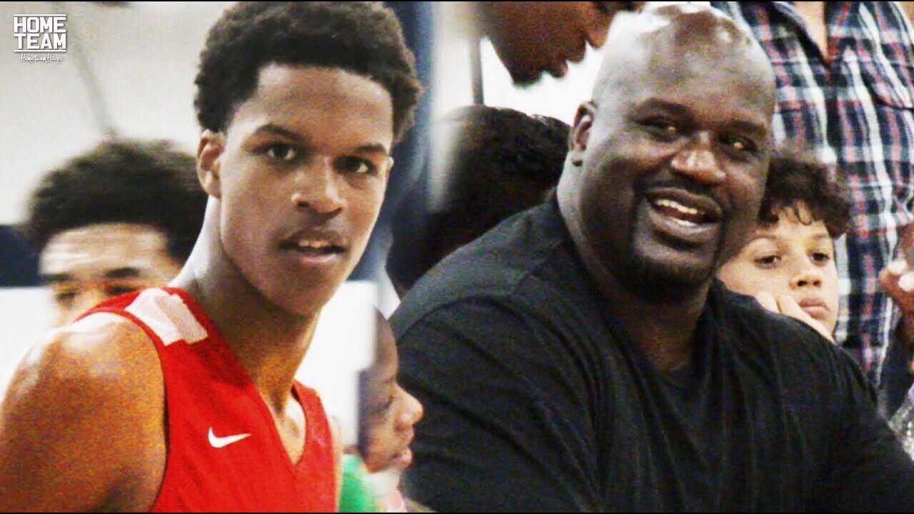 Shareef O'Neal Goes OFF with SHAQ Watching