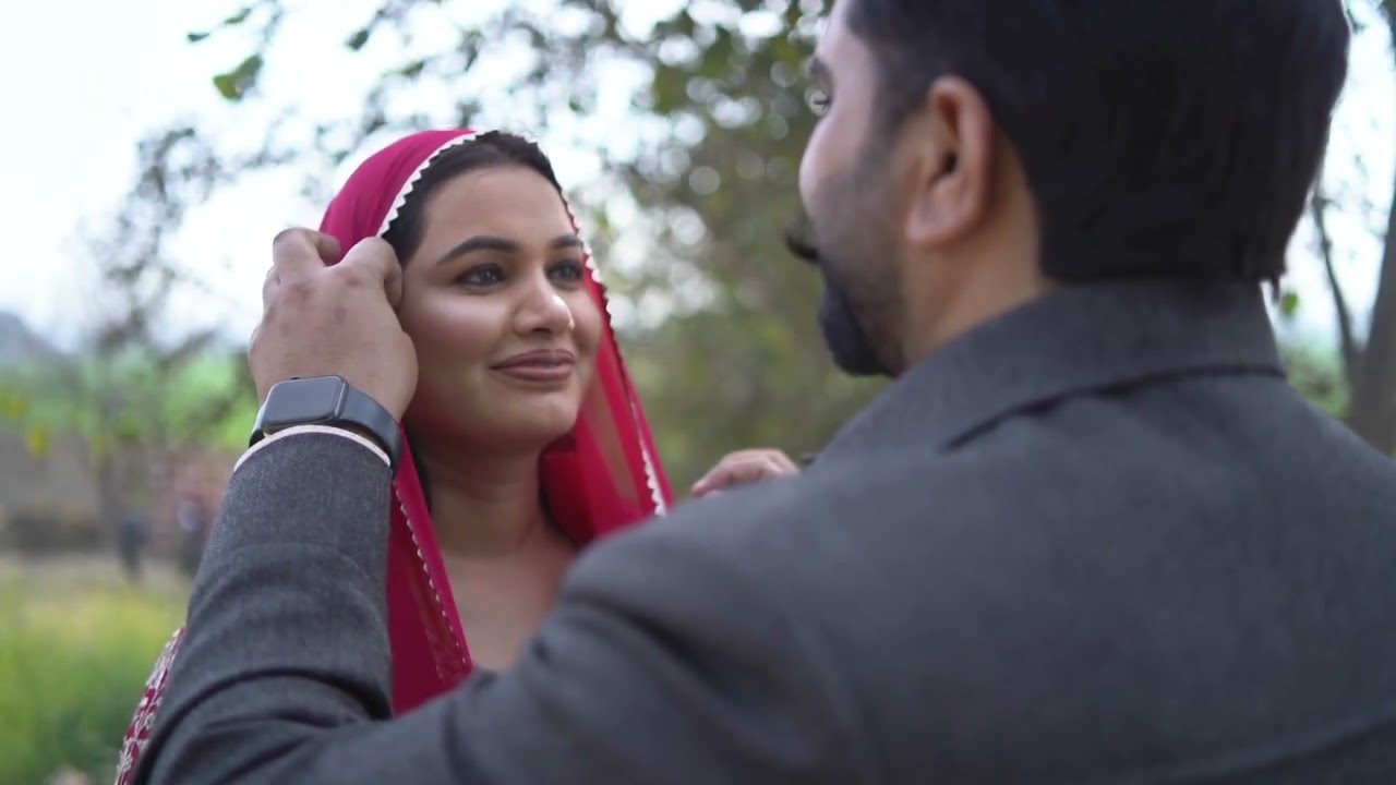 The best pree wedding Pardeep Singh Sarpanch weds Davinder Kaur. Heera studio.. 9914802193