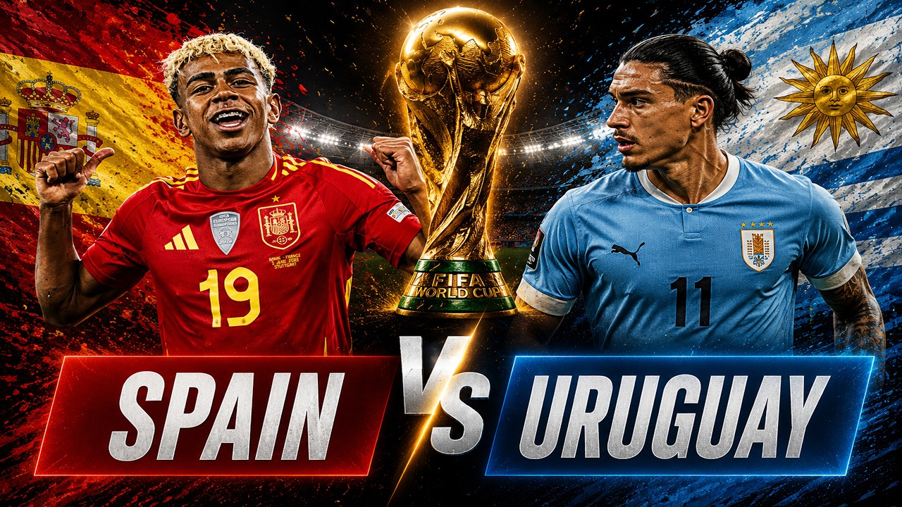 FIFA World Cup 2026 LIVE | Uruguay Vs Spain LIVE Match  | Yamine Lamal LIVE | Spain Vs Uruguay LIVE