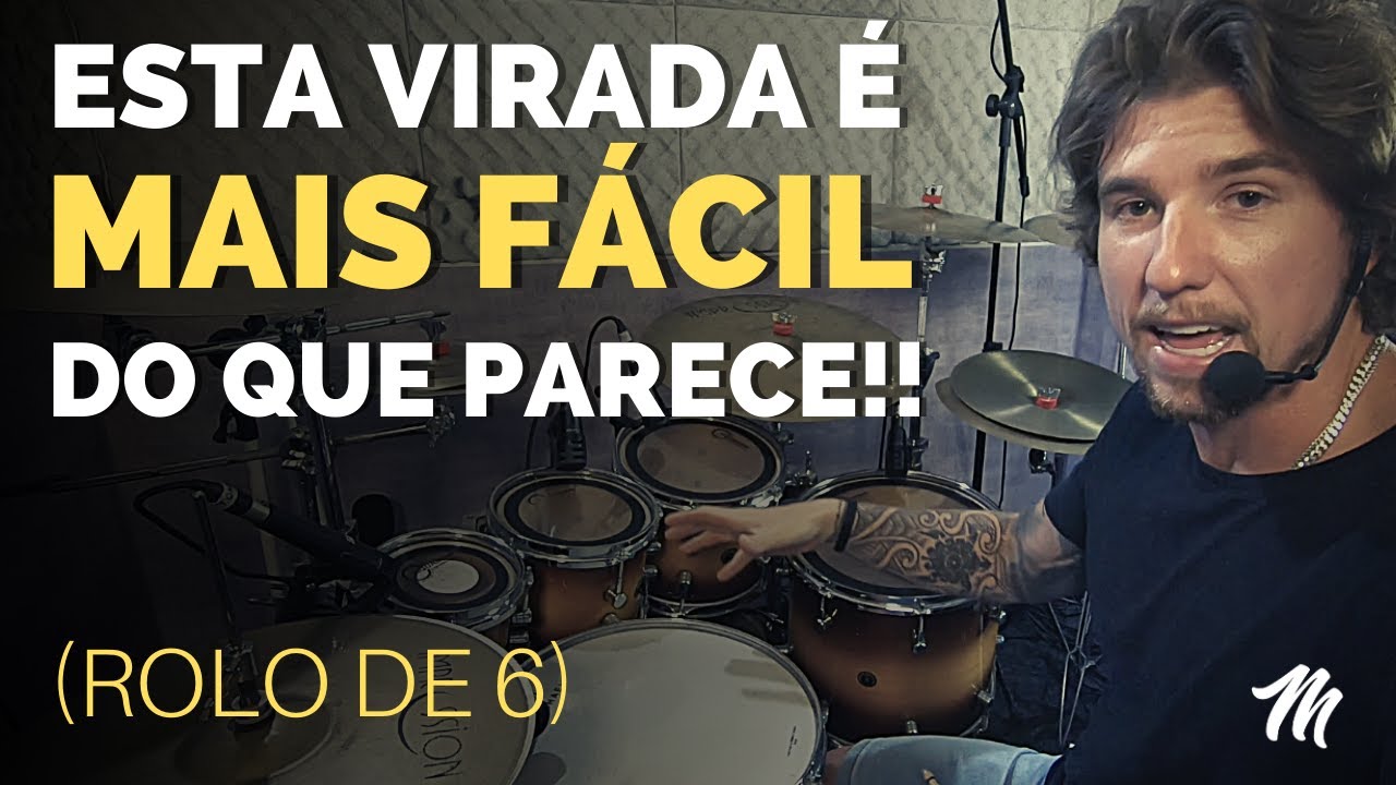 Essa virada é mais simples do que parece!! (Rolo de 6)