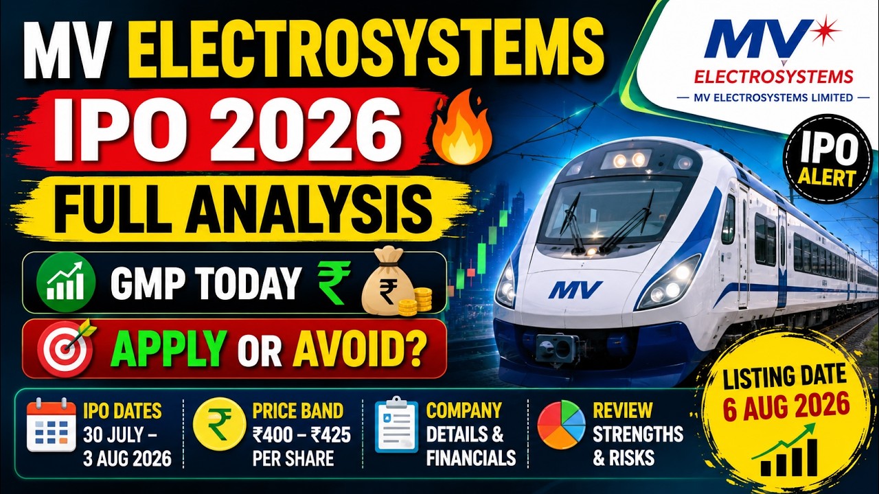 MV Electrosystems IPO 2026 🔥 Full Analysis | GMP Today 💰 | Apply or Avoid? | Price, Dates, Review