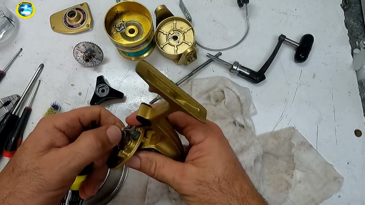 CARRETE O REEL DE PESCA DAIWA GS9 LIMPIEZA Y MANTENIMIENTO .