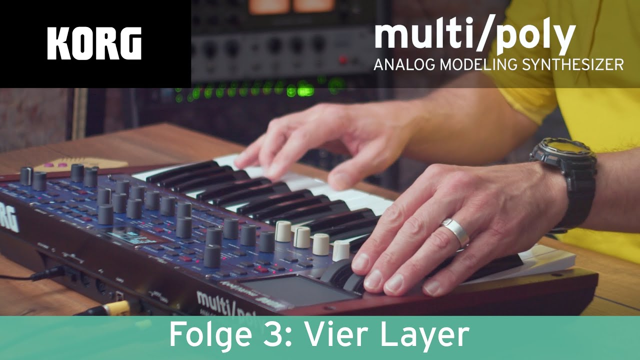 KORG multi/poly Deep Dive – Die vier Layer