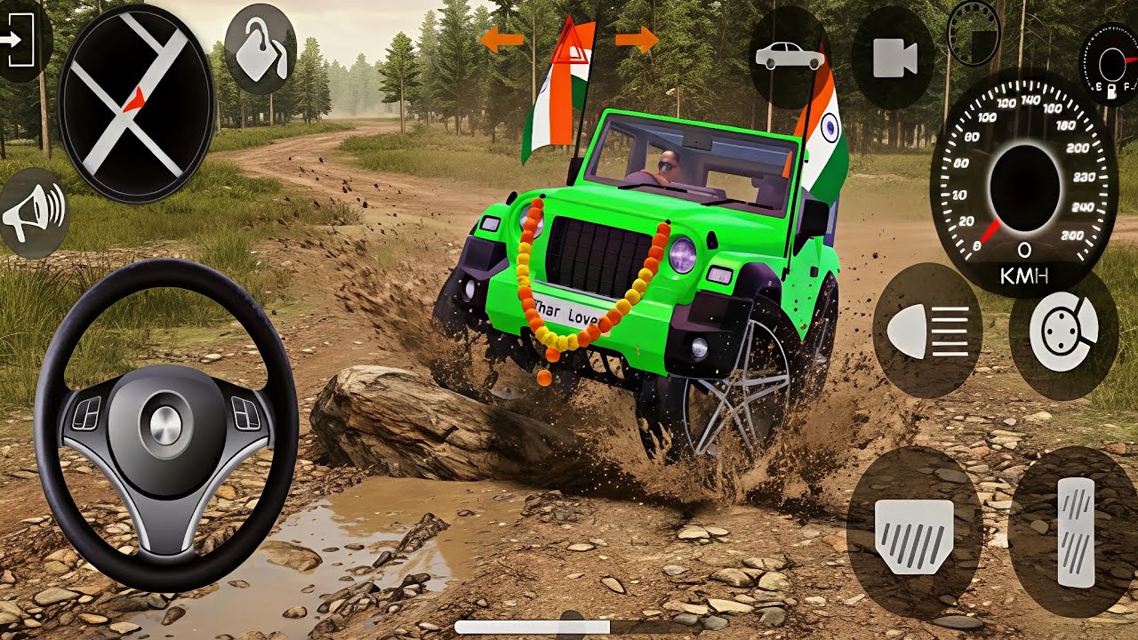 Modified Mahindra Thar Car Games: Indian Cars (Gadi Wala Game) - Car Game Android Gameplay 2026