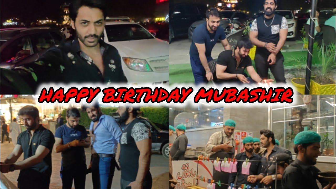 Happy Birthday Mubashir with Macho Boyz