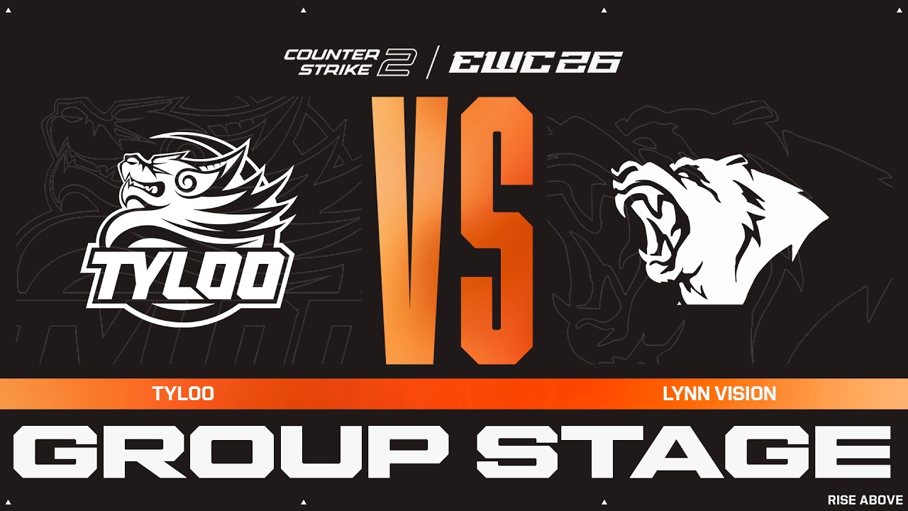 TYLOO vs. Lynn Vision | CS2 at EWC 26 - Group Stage - VOD