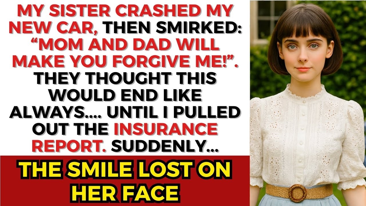 My Sister Crashed My New Car and Smirked: 