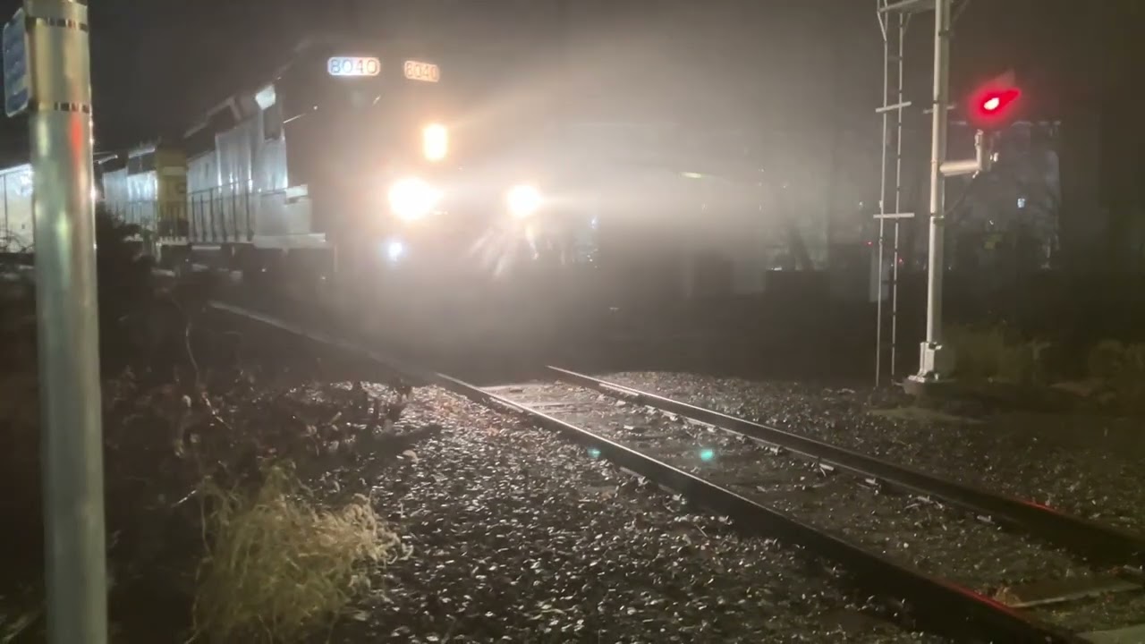CSX  L042 8040 8352 Local Freight Lansdale PA 1/10/26 #train #csxrailroad #railfan  #bnsf #train