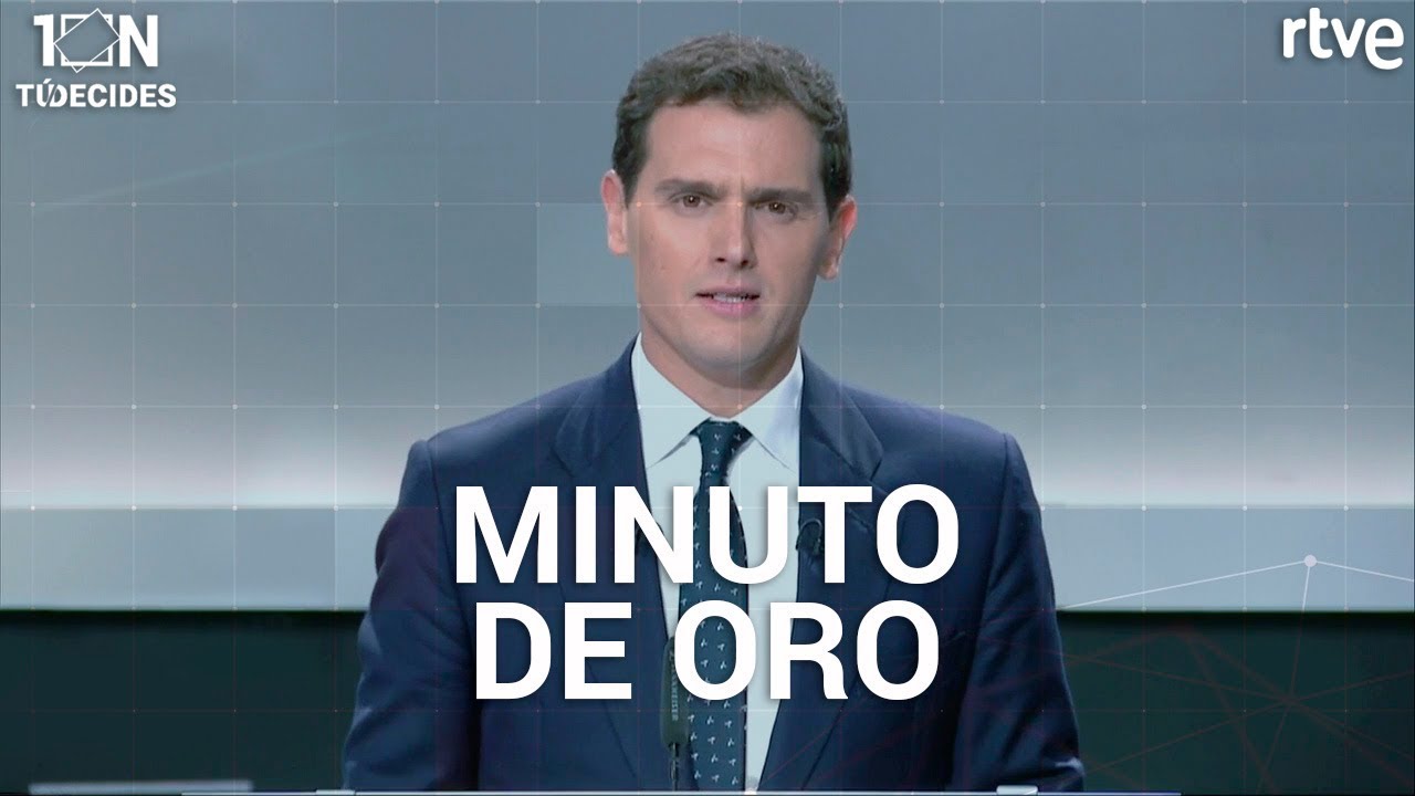 MINUTO DE ORO DE ALBERT RIVERA | Debate a cinco en RTVE