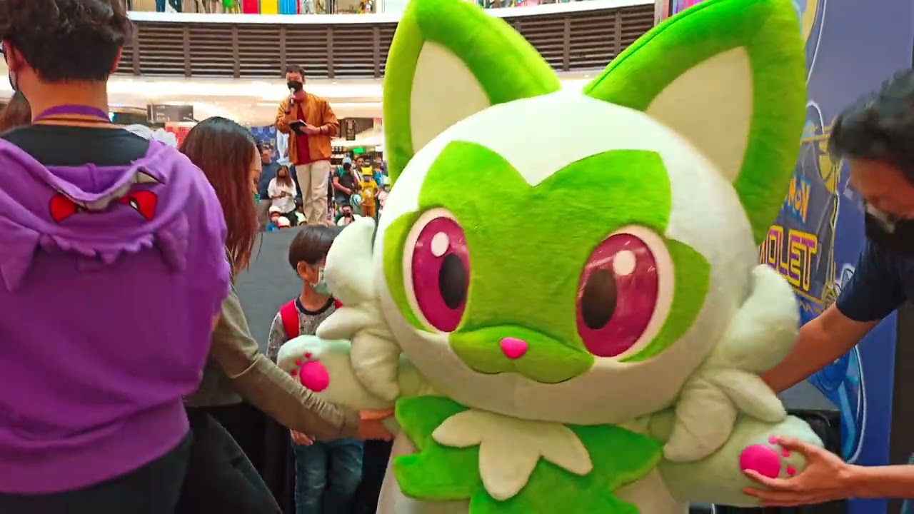 Pikachu, Sprigatito, Fuecoco, and Quaxly appearance.