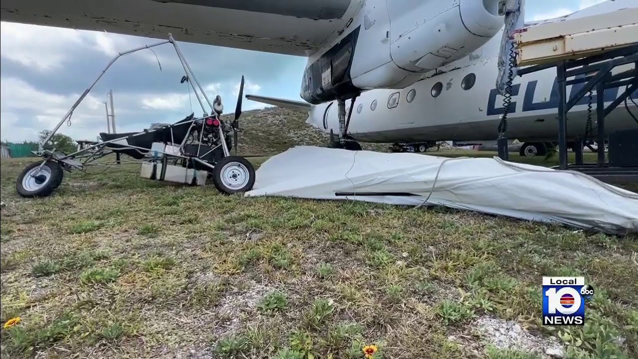 Local 10 News gets exclusive access to hang glider that piloted 2 Cuban migrants to Key West air...