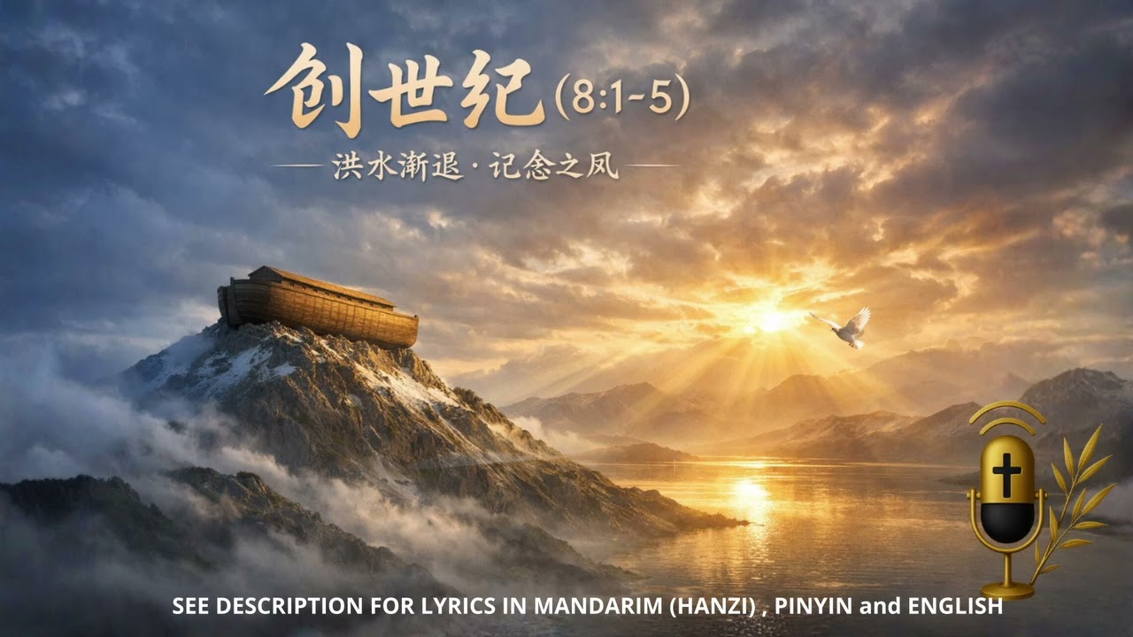 洪水渐退 · 记念之风 | 圣经之歌 #13 | 创世纪 (8:1-5) | The Floodwaters Recede
