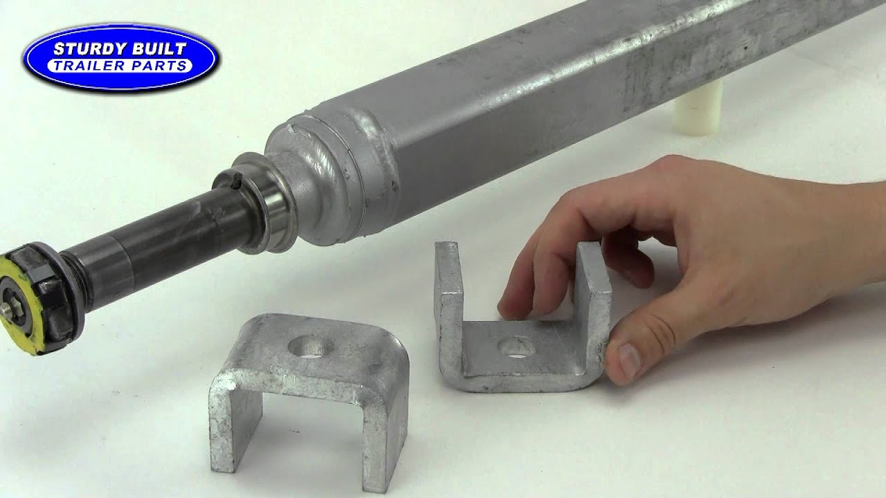 2000 Pound Capacity Galvanized Boat Trailer Axle