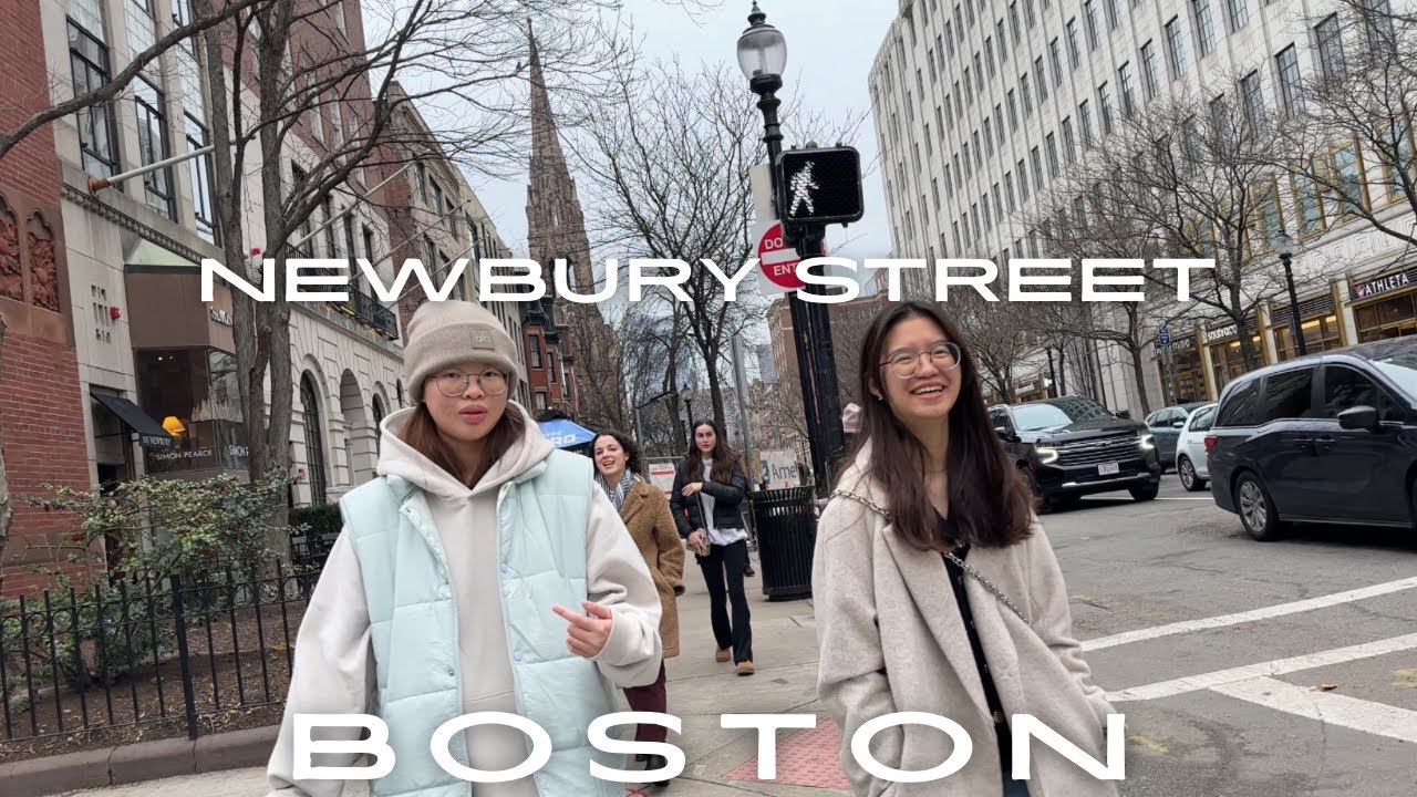 Shopping on Newbury Street #BOSTON