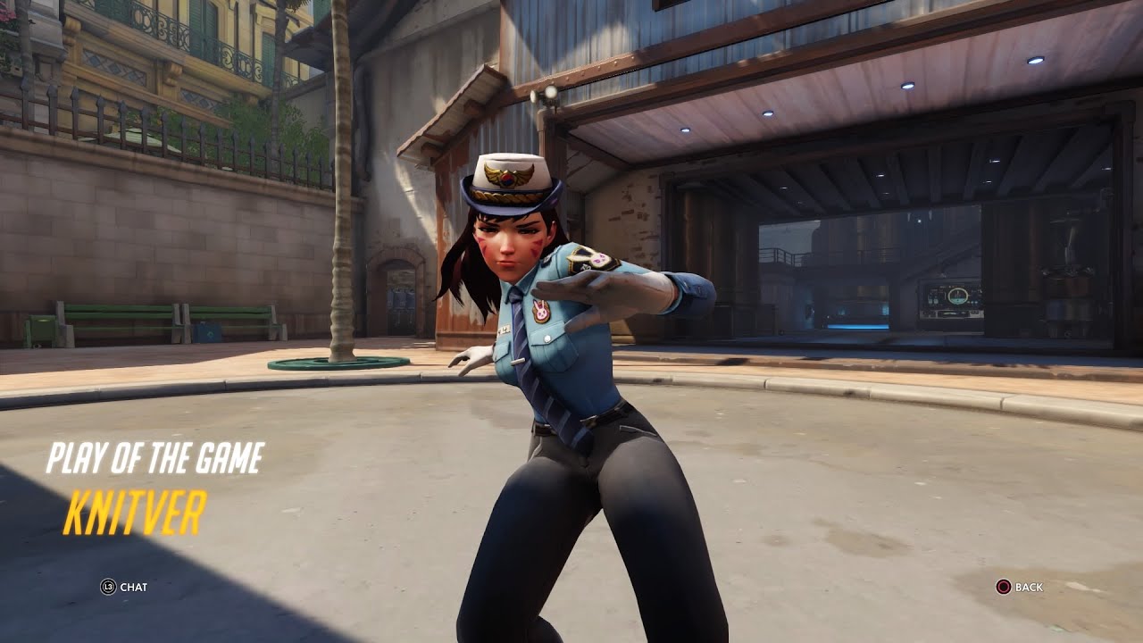 Overwatch - My D.Va Officer 4 Kills