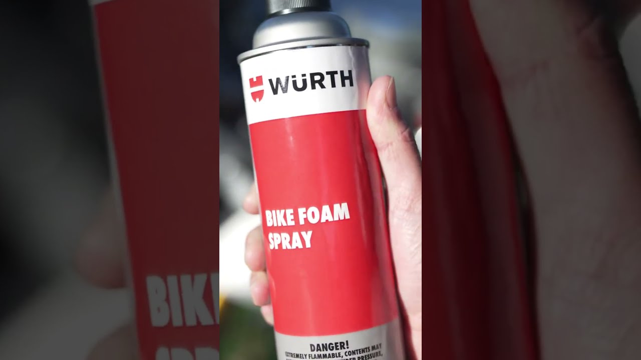 SHORT: Announcing Würth Bike Foam Spray