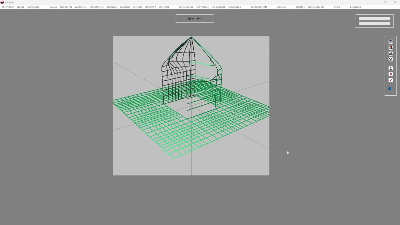 Alterações na Comperfície com Abertura Triangular