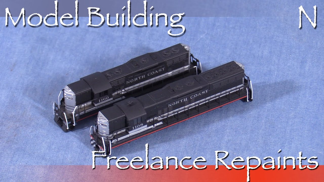 Model Building N Freelance Repaints — Разборка и перекраска локомотивов и служебного вагона
