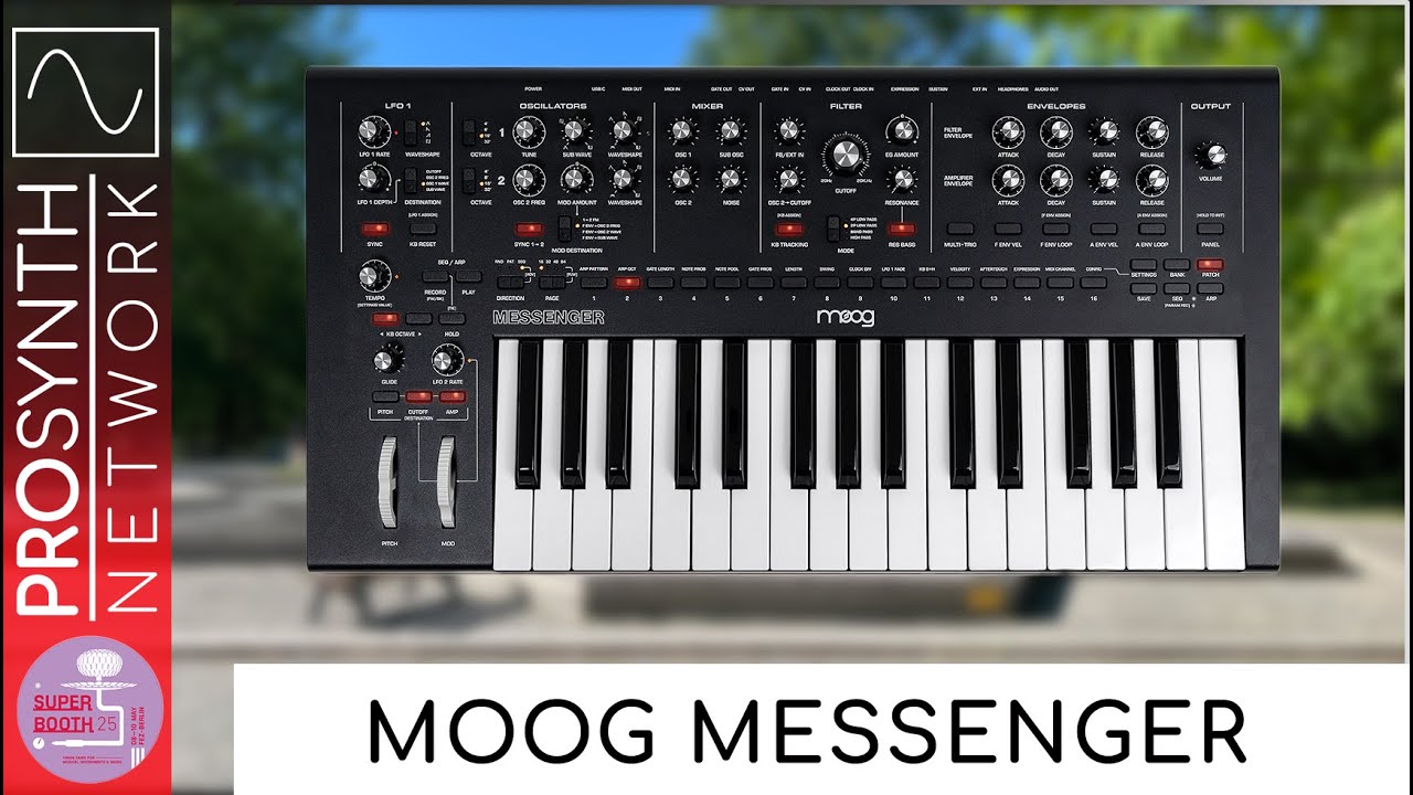 Superbooth 2025: Moog Messenger с Эриком Норландером