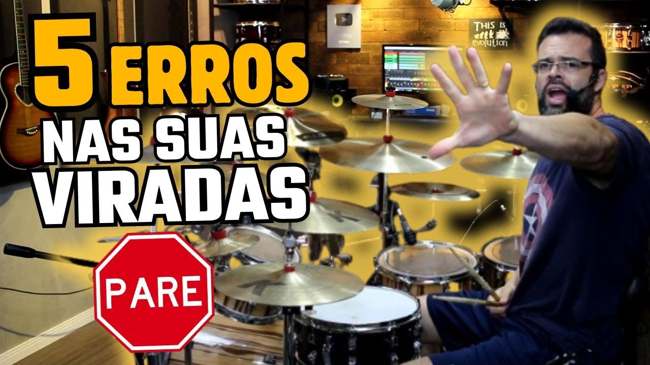 Pare de Errar suas viradas na Bateria