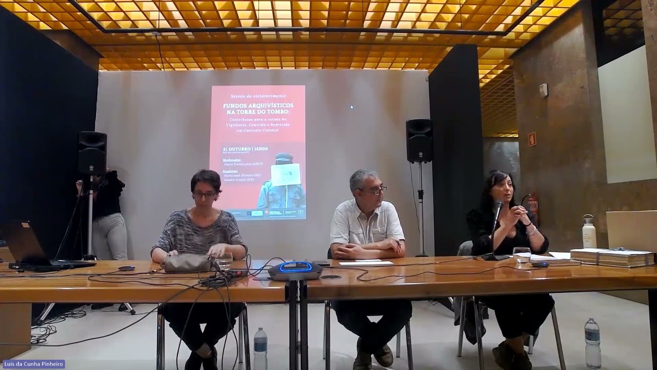 Conferência: Arquivos da PIDE-DGS e SCCI no Arquivo Nacional Torre do Tombo