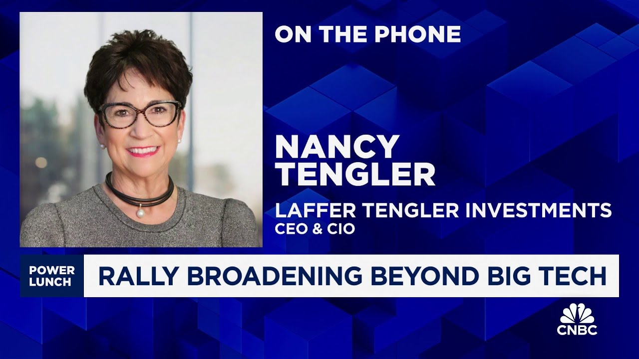 Equities are in a 'sweet spot' for the next couple of years, says Laffer Tengler CEO Nancy Tengler