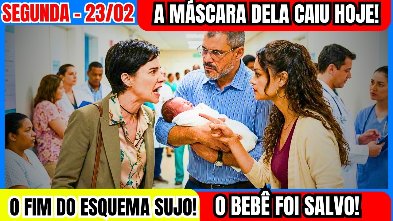 TRÊS GRAÇAS RESUMO CAPÍTULO DE HOJE: A HUMILHAÇÃO NO HOSPITAL E A MÁSCARA DE SAMIRA NO CHÃO!
